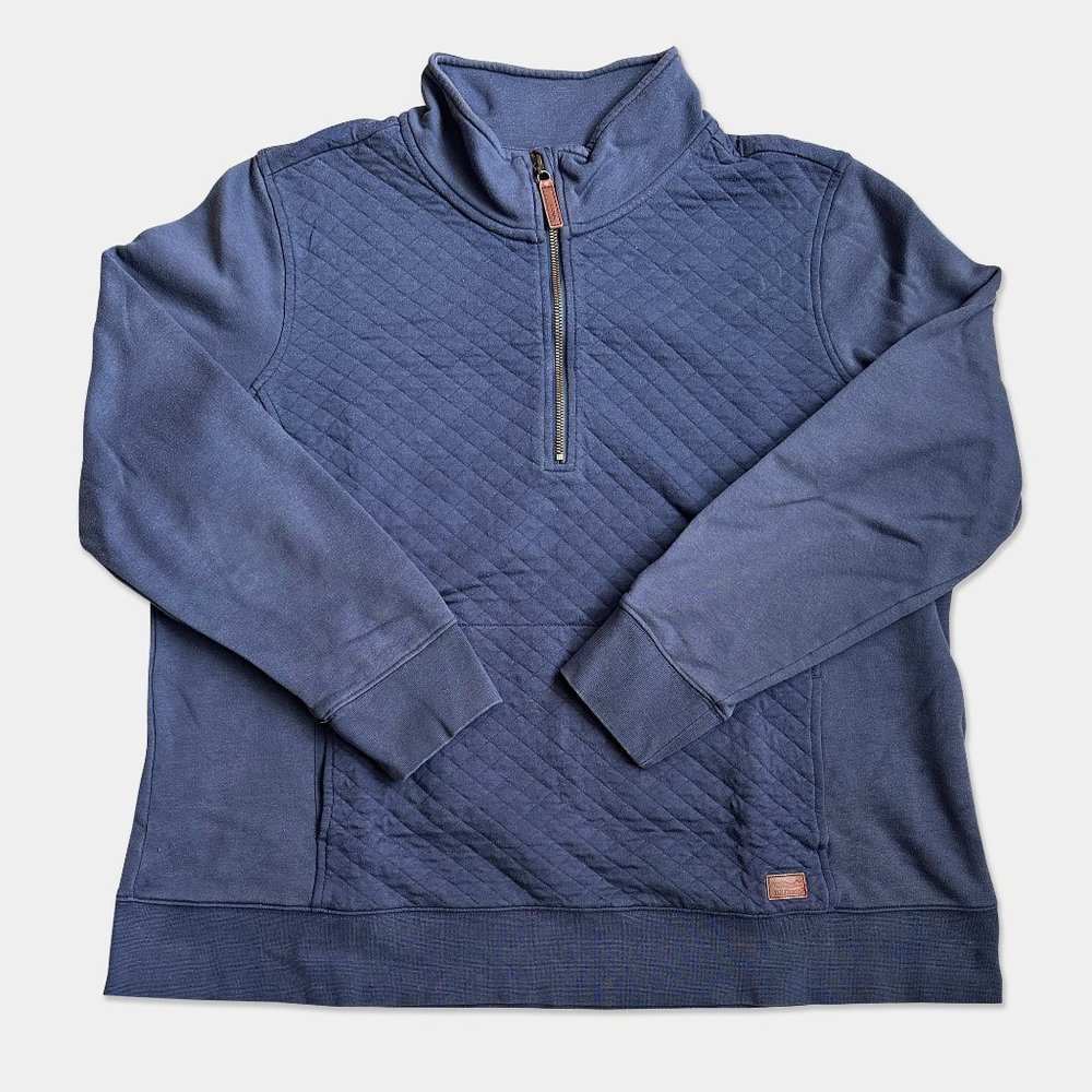 L.L. Bean Quilted Quarter-Zip Pullover